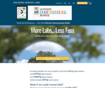 Engagingsciencelabs.com(Transform your middle school science classroom with more experiments. Engaging Science Labs) Screenshot
