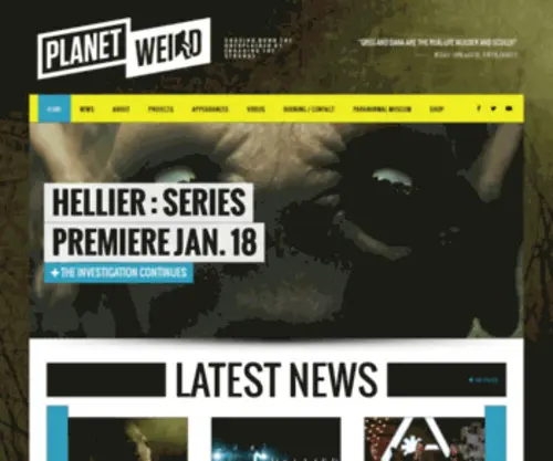 Engagingthestrange.com(Planet Weird) Screenshot