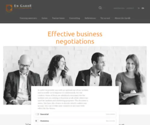 Engarde-Training.com(Effective business negotiations) Screenshot