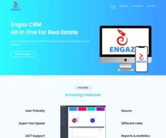 Engazcrm.com(Engaz CRM for real estate companies) Screenshot
