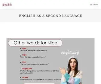 Engdic.org(English as a Second Language) Screenshot