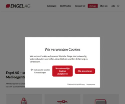 Engelag.de(Engel AG) Screenshot