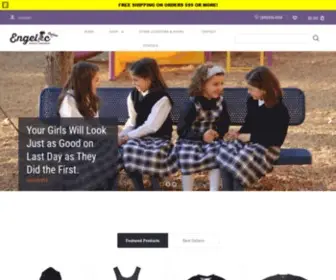 Engelicuniforms.com(Engelic School Uniforms) Screenshot