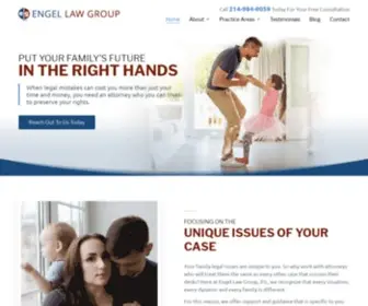 Engellawgroup.com(Family Law Attorneys In Dallas) Screenshot