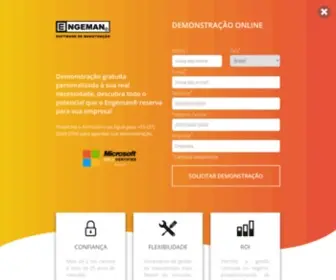 Engeman.com.br(Reduza os custos da sua manutenção com o Engeman®) Screenshot