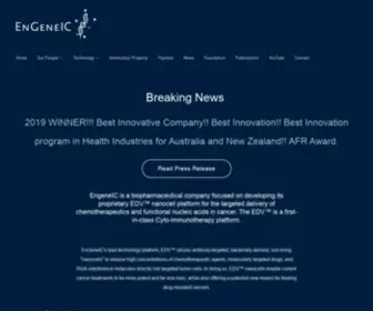 Engeneic.com(EnGeneIC performs research) Screenshot