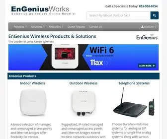 Engeniusworks.com(EnGenius Long Range Wireless Solutions) Screenshot