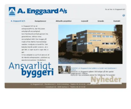 Enggaard.dk(Forside) Screenshot