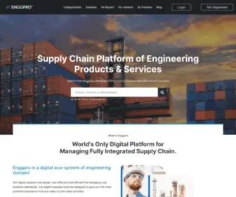 Enggpro.com(Engineering Products Manufacturers & Suppliers) Screenshot