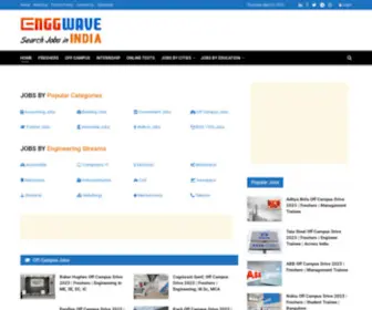 Enggwave.com(Best Job Search Portals in India) Screenshot