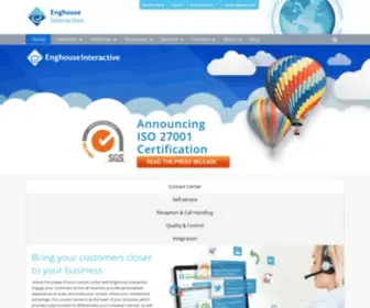 Enghouseinteractive.com(Contact Center Software) Screenshot