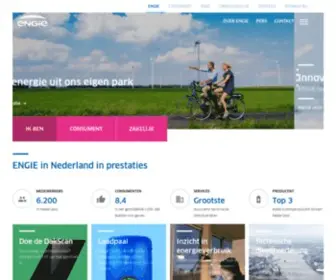 Engie.nl(Energieleverancier van groene stroom en gas) Screenshot