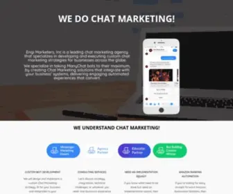 Engimarketers.com(Effective Chat Marketing Made Easy) Screenshot