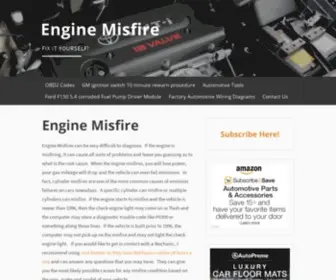 Engine-Misfire.com(Engine Misfire and Cylinder Misfire engine runs rough) Screenshot