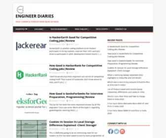 Engineerdiaries.com(Engineerdiaries) Screenshot