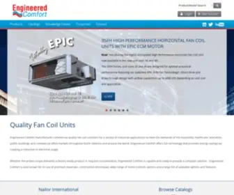 Engineered-Comfort.com(Quality Fan Coil Units) Screenshot