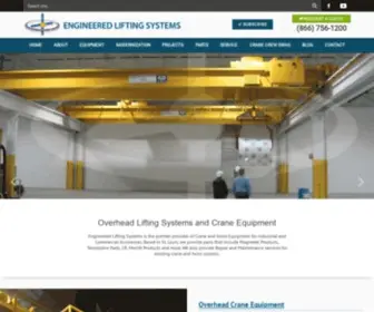 Engineeredlifting.com(Engineered Lifting Systems) Screenshot