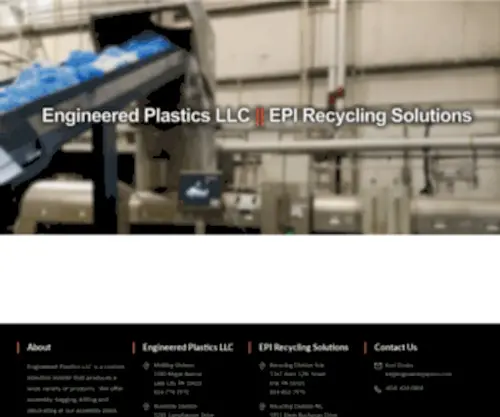 Engineeredplastics.com(Engineered Plastics) Screenshot