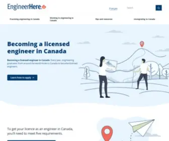 Engineerhere.ca(Engineerhere) Screenshot