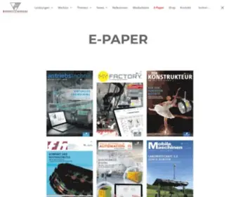 Engineering-News.net(Vereinigte Fachverlage GmbH) Screenshot