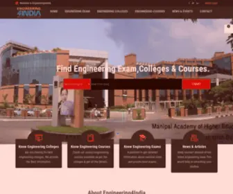 Engineering4India.com(Explore Indian Higher Education Universities and Colleges) Screenshot