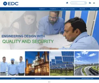 Engineeringdc.com(Engineering design with quality and security) Screenshot