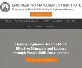 Engineeringmanagementinstitute.org(Engineering Management Institute Home) Screenshot