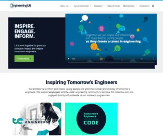 Engineeringuk.com(Inspiring tomorrow's engineers) Screenshot