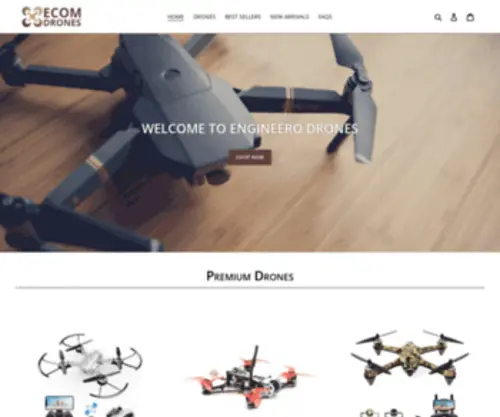 Engineerodrones.com(Engineero Drones LLC) Screenshot