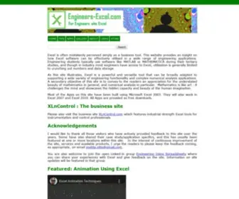 Engineers-Excel.com(For Engineers who Excel) Screenshot