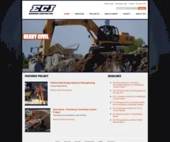 Engineersconstruction.com(Vermont's Heavy Civil Contractor) Screenshot