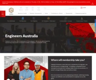 Engineersmedia.com.au(Engineers Australia) Screenshot