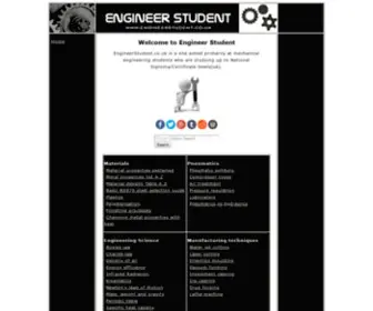 Engineerstudent.co.uk(Mechanical Engineer Students Resource Site) Screenshot