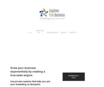 Engineeryourbusiness.com(CRM Consulting Services) Screenshot