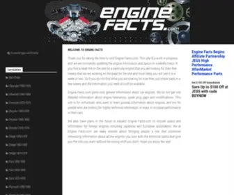 Enginefacts.com(Automotive Engine Information) Screenshot