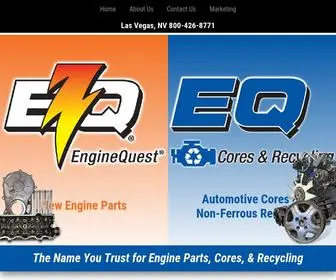 Enginequest.com(EQ Cores & Recycling) Screenshot