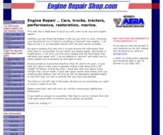 Enginerepairshop.com(ENGINE REPAIR How to repair) Screenshot