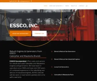 Enginesales.com(Essco Engine Sales & Supply Co) Screenshot