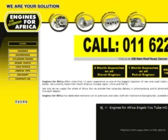 Enginesforafrica.co.za(Engines for Africa) Screenshot