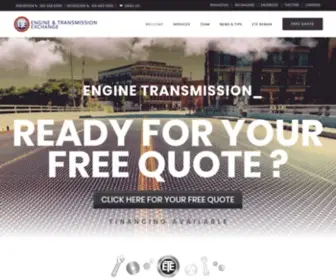Enginetrans.com(Engine & Transmission Exchange) Screenshot