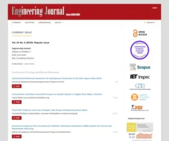 ENGJ.org(Engineering Journal) Screenshot