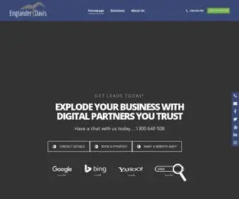 Englanderdavis.com(Digital Marketing And Web Development Agency in Sunshine Coast) Screenshot