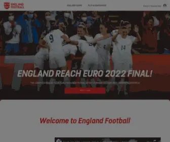 Englandfootball.com(England Football) Screenshot