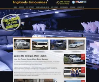 Englandslimos.co.uk(Limousine Hire) Screenshot