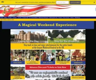 Englandsmedievalfestival.com(England's Medieval Festival) Screenshot