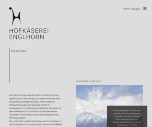 Englhorn.com(Englhorn hofkäserei & biobetrieb) Screenshot