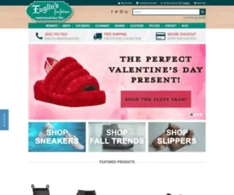 Englinsfinefootwear.com(Englin's Fine Footwear) Screenshot