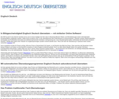 Englisch-Deutsch.nu(Englisch Deutsch) Screenshot