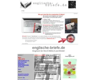 Englische-Briefe.de(⇒ ) Screenshot