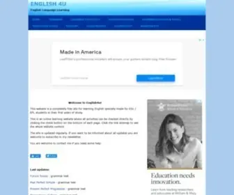 English-4U.de(English grammar exercises online) Screenshot